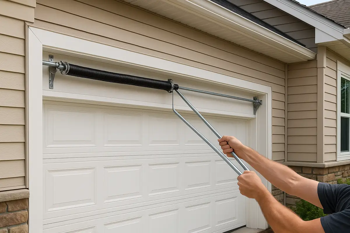 How to Properly Lubricate Your Garage Door | Oak Park Tips