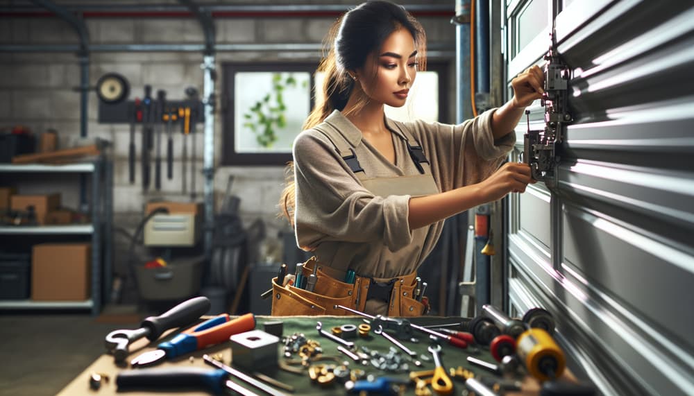 Garage door work in Oak Park