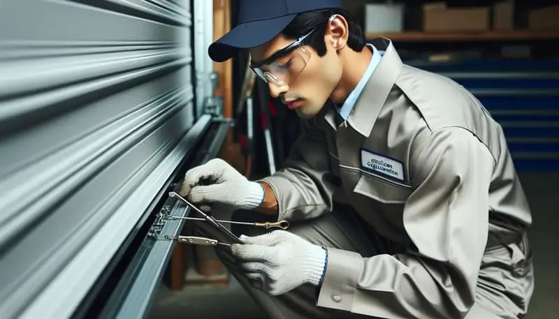 Garage Door Track Repair