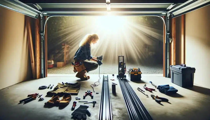 Garage Door Track Repair in Newbury Park